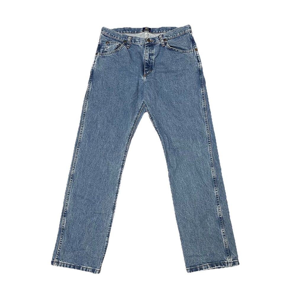 Vintage Wrangler Men’s Jeans Size 33x32 100% Cotton Straight 1047MWZSW Denim